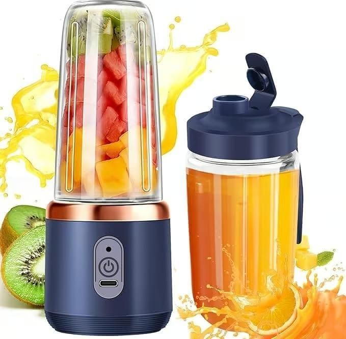 Portable Blender for Smoothies & Juices | 400ML Compact Jar for Soft Fruits |  1800mAh Rechargeable Juicer with Built-in Jar