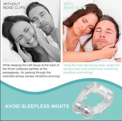 Anti Snoring Nose Clip Device for Men Women Nasal Strips Stops Snoring Stopper