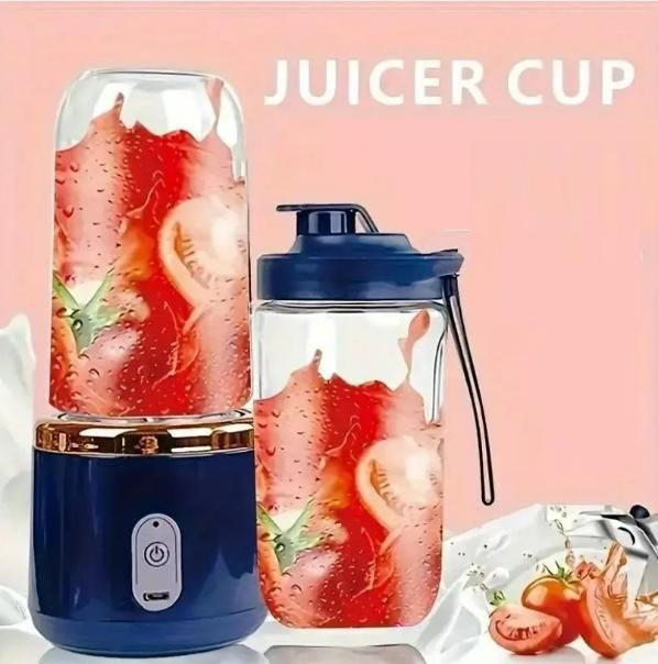 Portable Blender for Smoothies & Juices | 400ML Compact Jar for Soft Fruits |  1800mAh Rechargeable Juicer with Built-in Jar